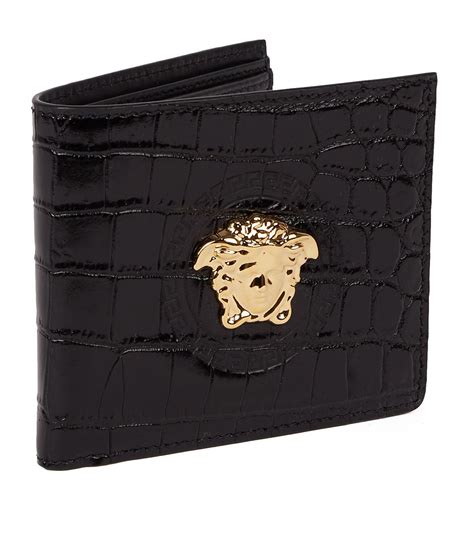 portemonnees versace|versace leather wallet men.